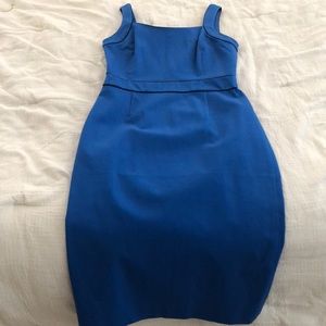 Banana Republic blue midi dress